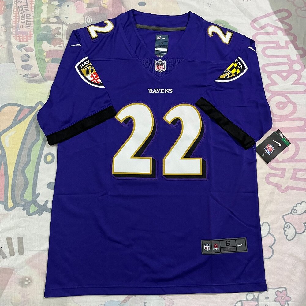 Nike Baltimore Ravens Derrick Henry No.22 Purple Jersey